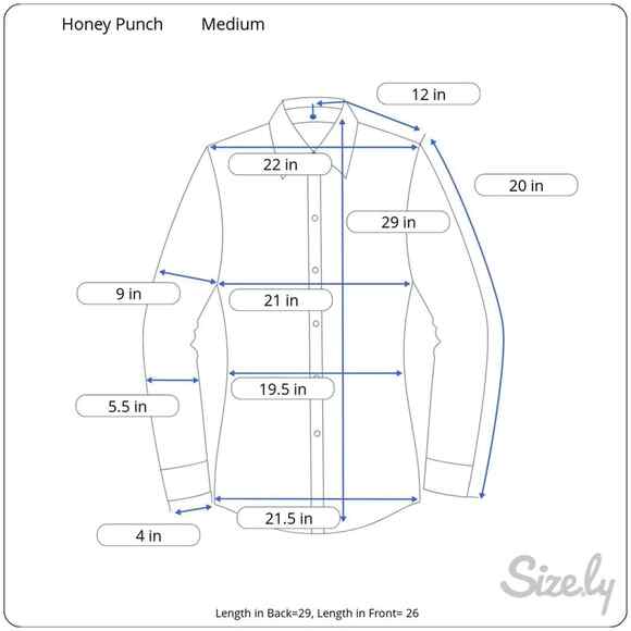 Honey Punch Shirt Womens Medium Red Black Plaid Button Up Long Sleeve Flannel - Picture 11 of 12